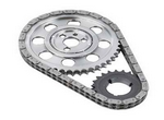 Timing chain set, billet steel gears, small block Chevrolet, each